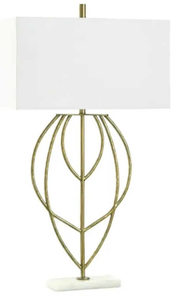Harp & FinialÂ® Nellman Gold Table Lamp