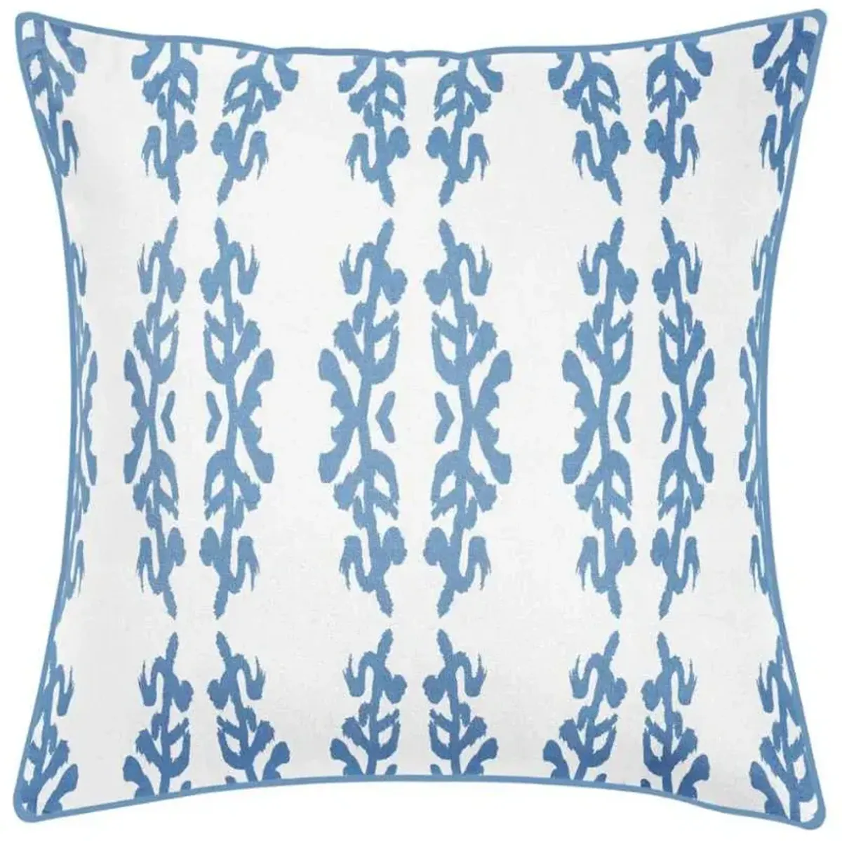 Laura Park Designs Coral Gardens Blue 22"x22" Throw Pillow