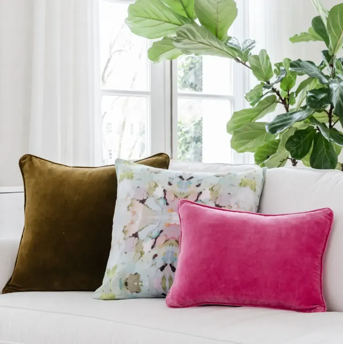 Laura Park Designs Martini Olives Multi-Colored14" x 20" Lumbar Pillow