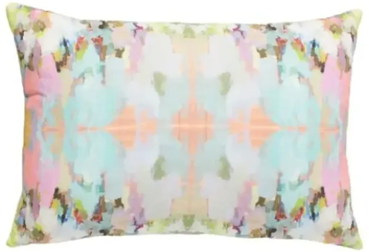 Laura Park Designs Brooks Avenue Multi-Color 14" x 20" Lumbar Pillow