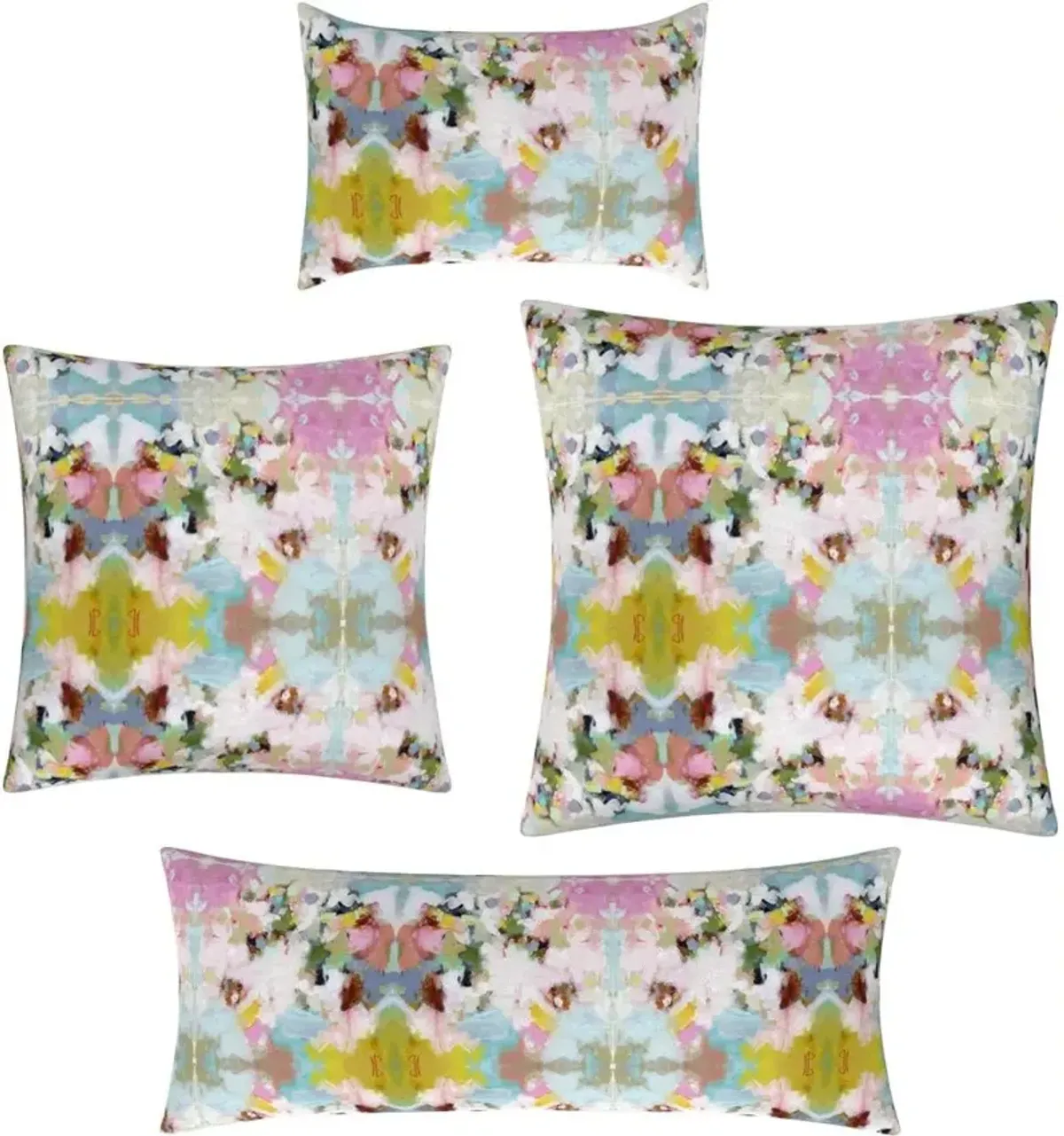 Laura Park Designs Little Chapel Multi 14" x 20" Pillow