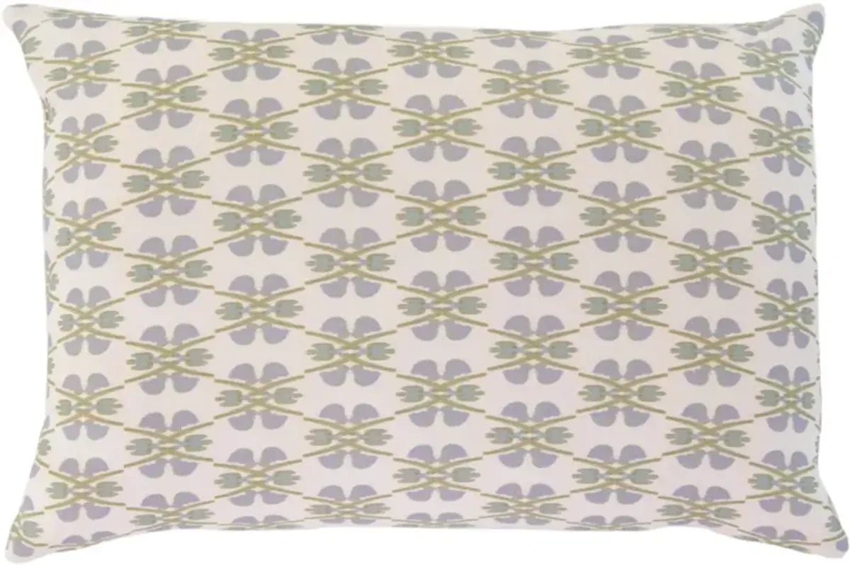 Laura Park Designs Clover Sky 14" x 20" Lumbar Pillow