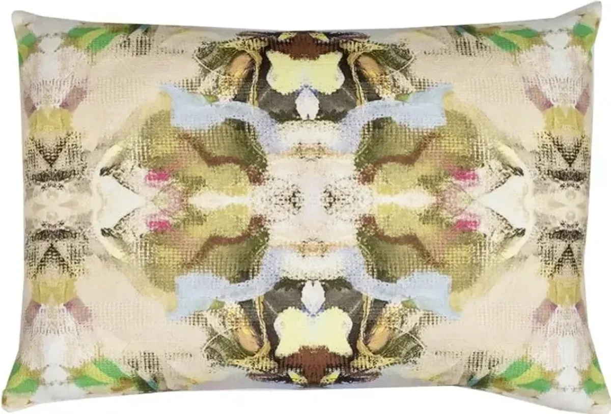 Laura Park Designs Birds of a Feather Multi-Colored 14"x20" Lumbar Pillow