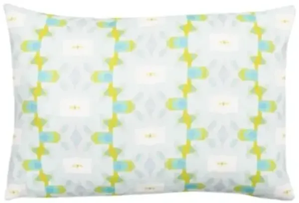 Laura Park Designs Chloe Blue 14" x 20" Lumbar Pillow