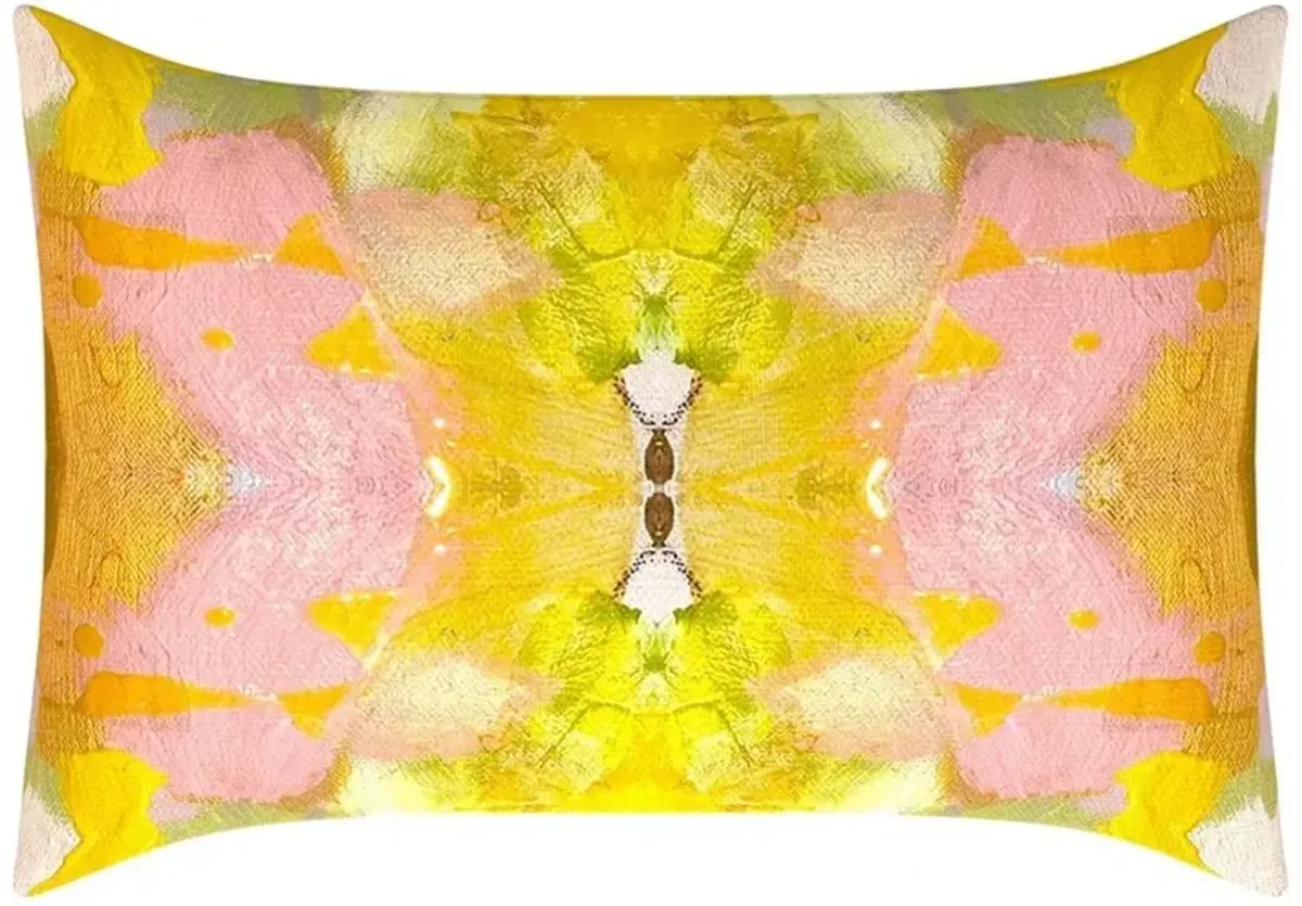 Laura Park Designs Jardin Yellow 14" x 20" Pillow