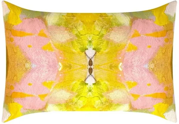 Laura Park Designs Jardin Yellow 14" x 20" Pillow