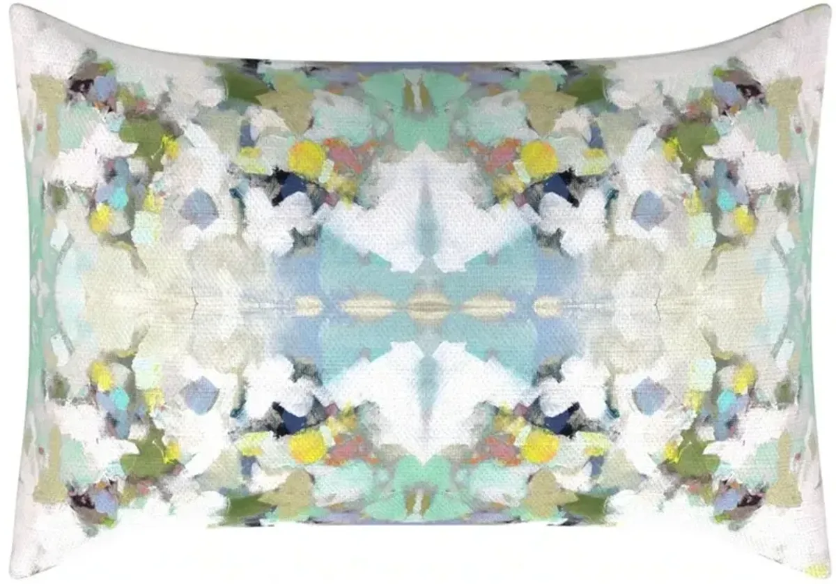 Laura Park Designs Lady Bird Blue/White 14" x 20" Pillow