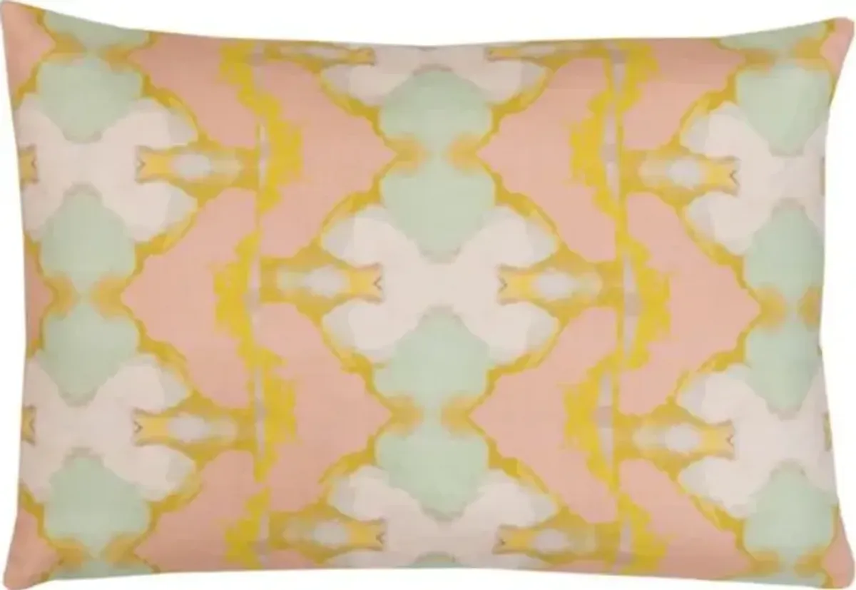 Laura Park Designs Lily Pond Apricot 14" x 20" Lumbar Pillow
