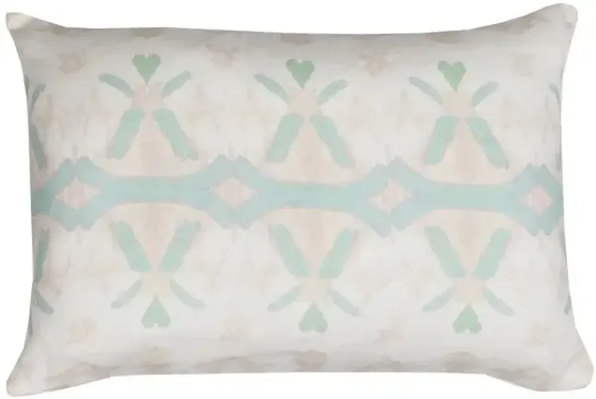 Laura Park Designs Parisian Aqua 14" x 20" Lumbar Pillow