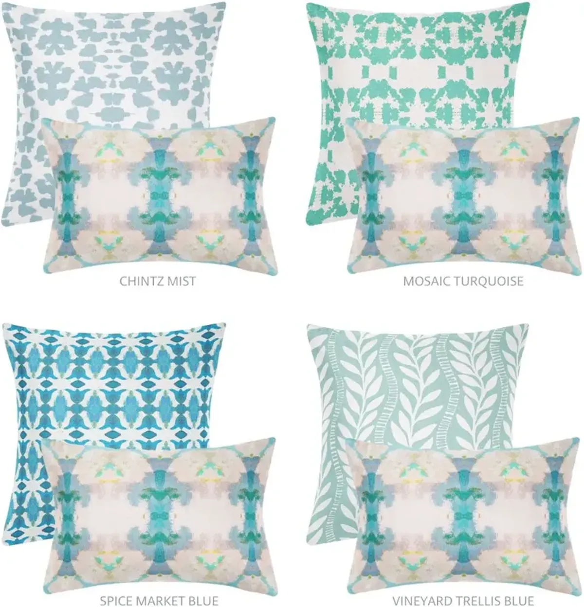Laura Park Designs Blue Lagoon 14 x 20 Pillow