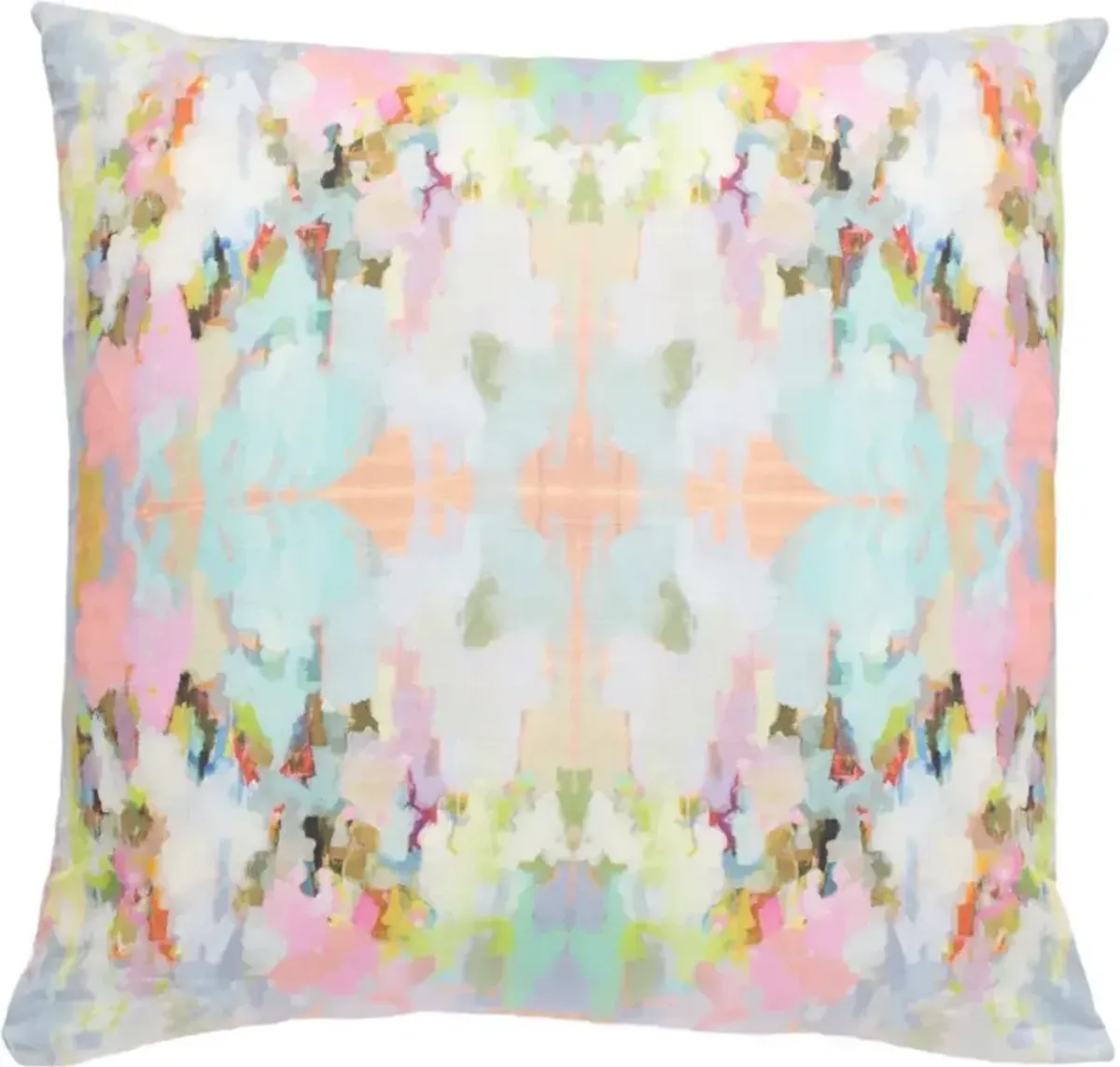Laura Park Designs Brooks Avenue Multi-Colored 22" x 22" Throw Pillow