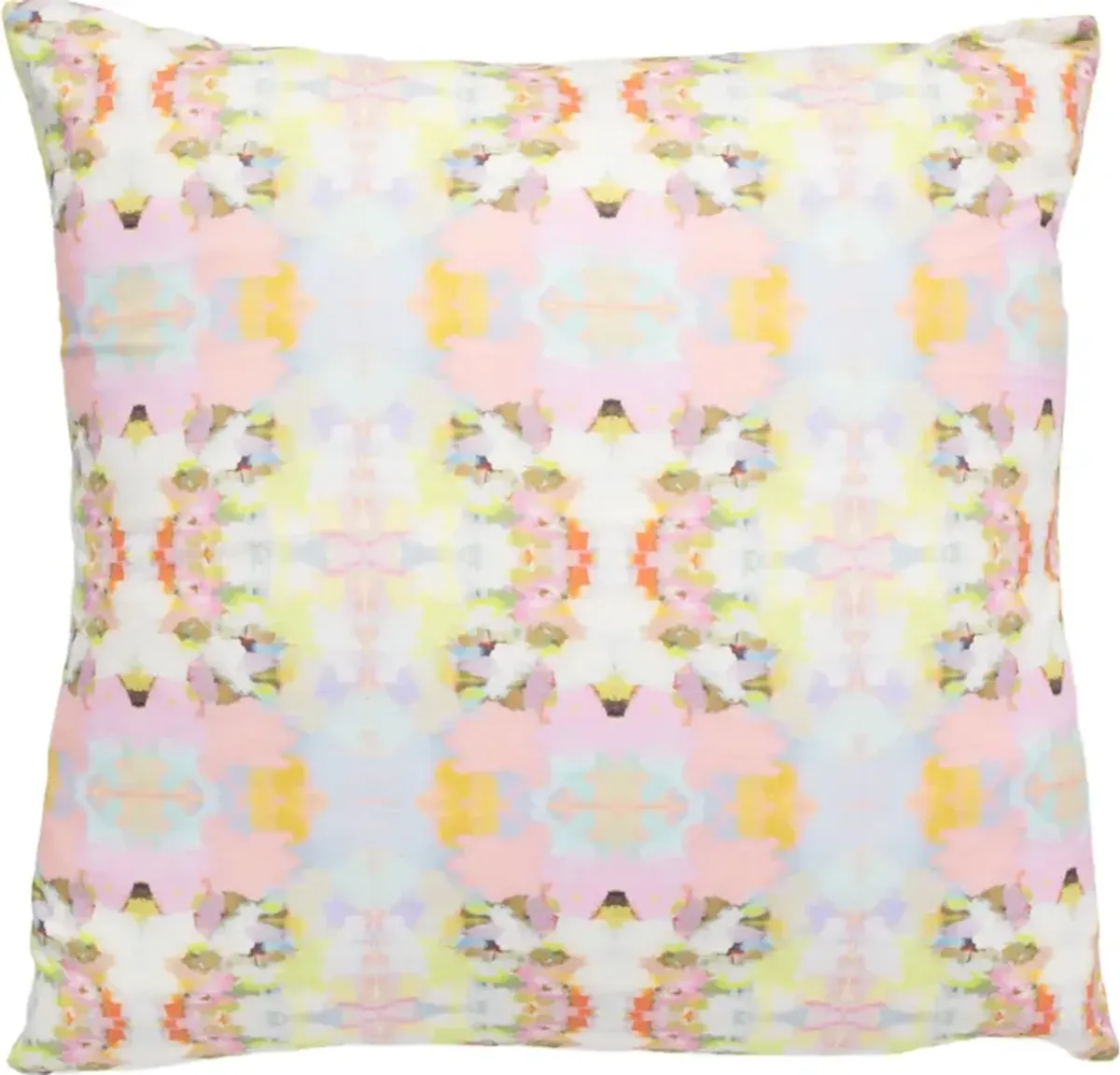 Laura Park Designs Brooks Avenue Pink 22" x 22" Throw Pillow