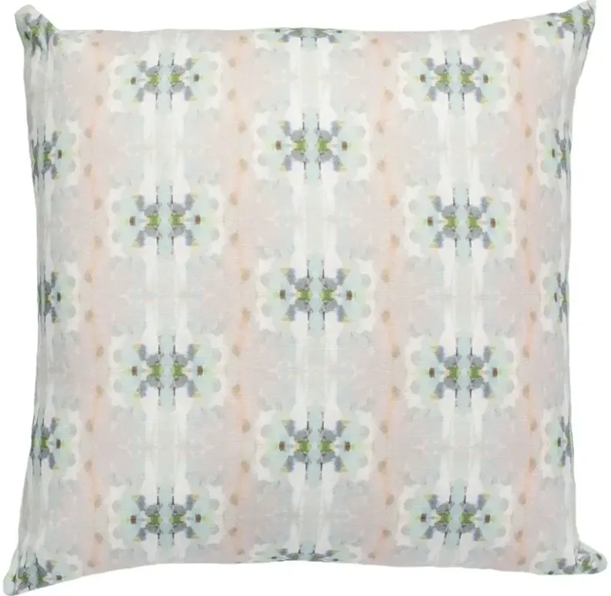 Laura Park Designs Miss Ella Teal 22" x 22" Toss Pillow