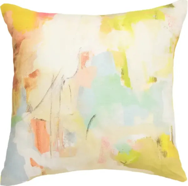 Laura Park Designs Coral Bay Orange  22" x 22" Throw Pillow