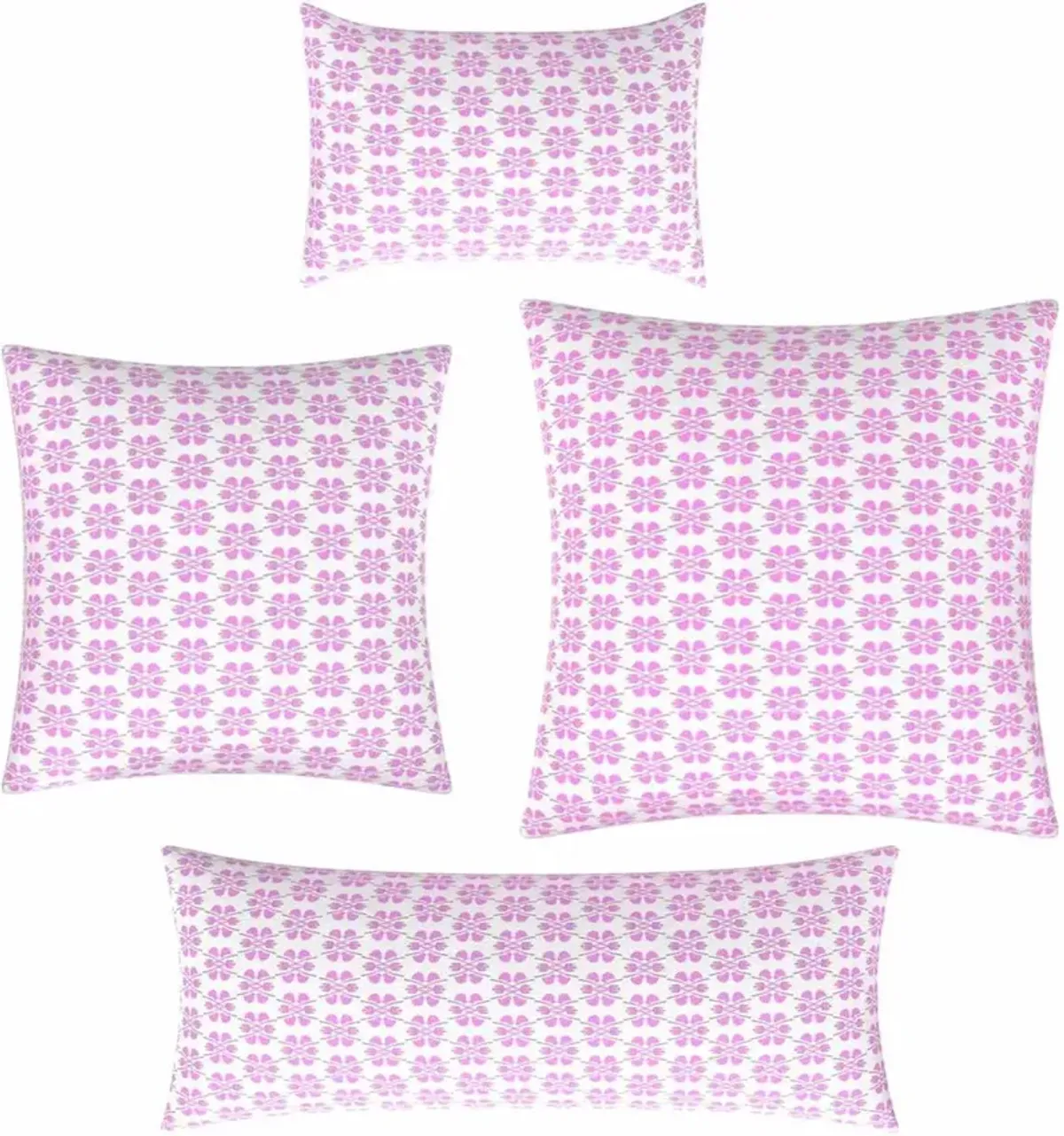 Laura Park Designs Clover Pink 22" x 22" Pillow