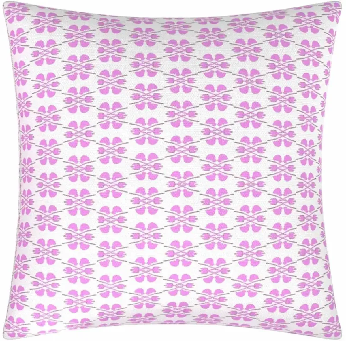 Laura Park Designs Clover Pink 22" x 22" Pillow
