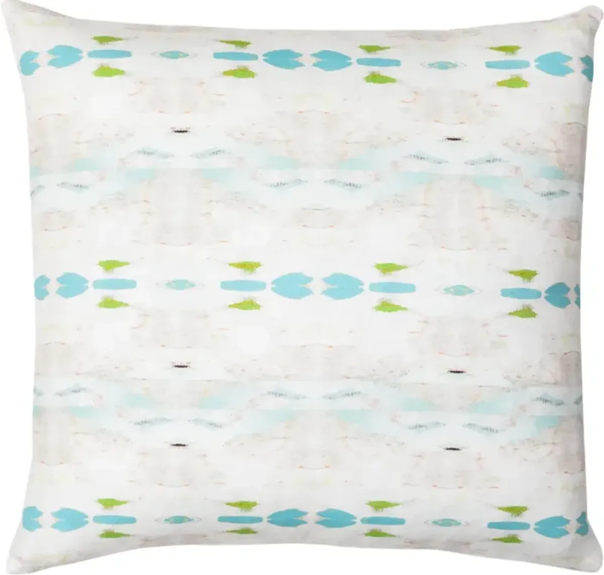 Laura Park Designs Flower Child Blue 22" x 22" Throw Pillow