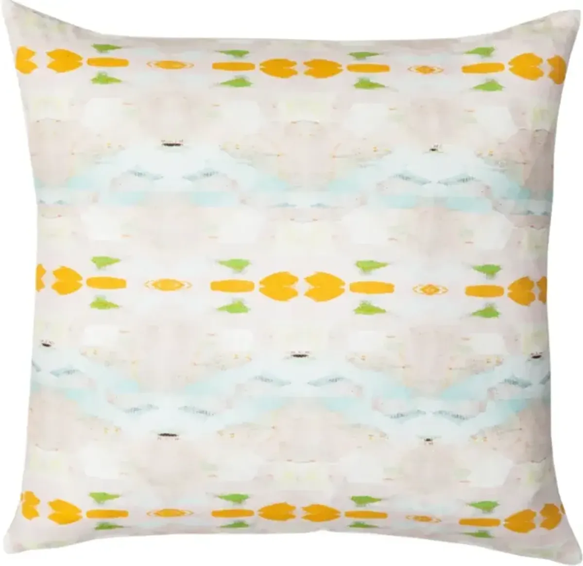 Laura Park Designs Flower Child Orange 22" x 22" Throw Pillow