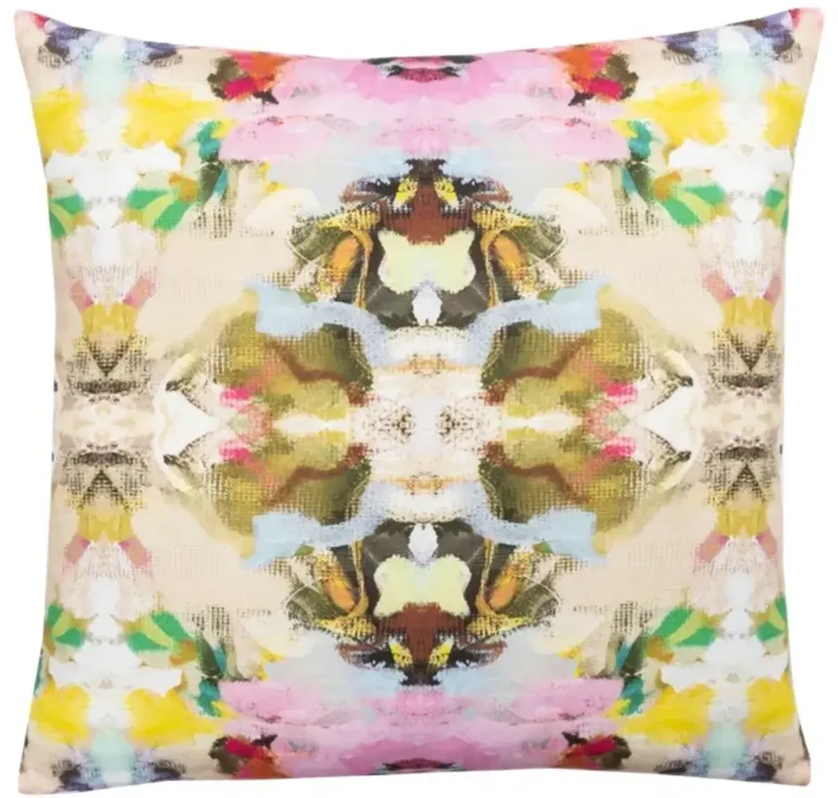 Laura Park Designs Birds of A Feather Multi-Colored 22" x 22" Throw Pillow