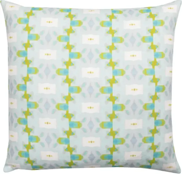 Laura Park Designs Chloe Blue 22" x 22" Throw Pillow
