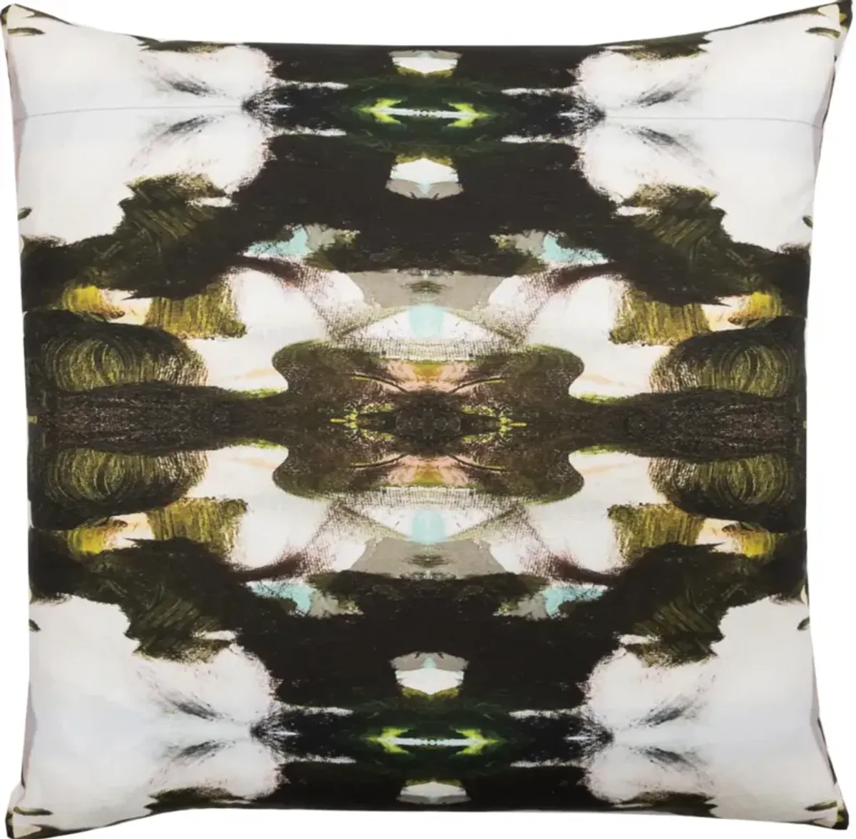 Laura Park Designs Zanzibar Black/White 22" x 22" Throw Pillow