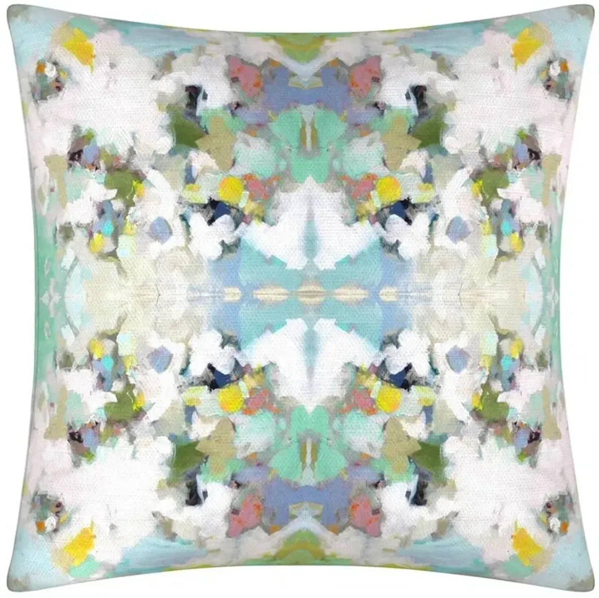 Laura Park Designs Lady Bird Blue/White 22" x 22" Pillow