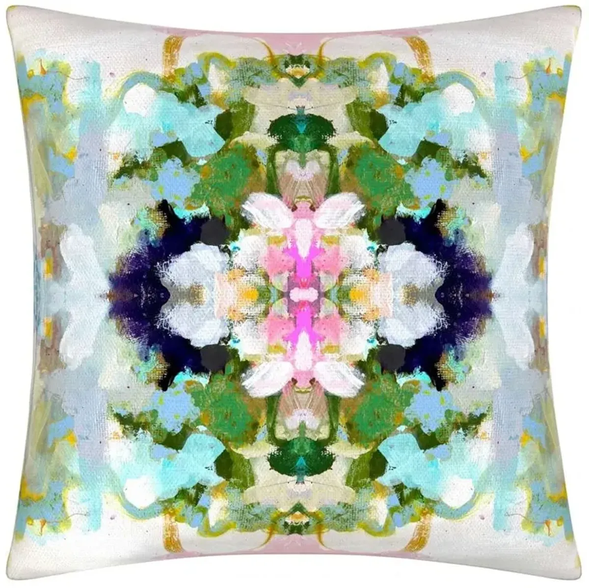 Laura Park Designs Nantucket Bloom Multi 22" x 22" Pillow