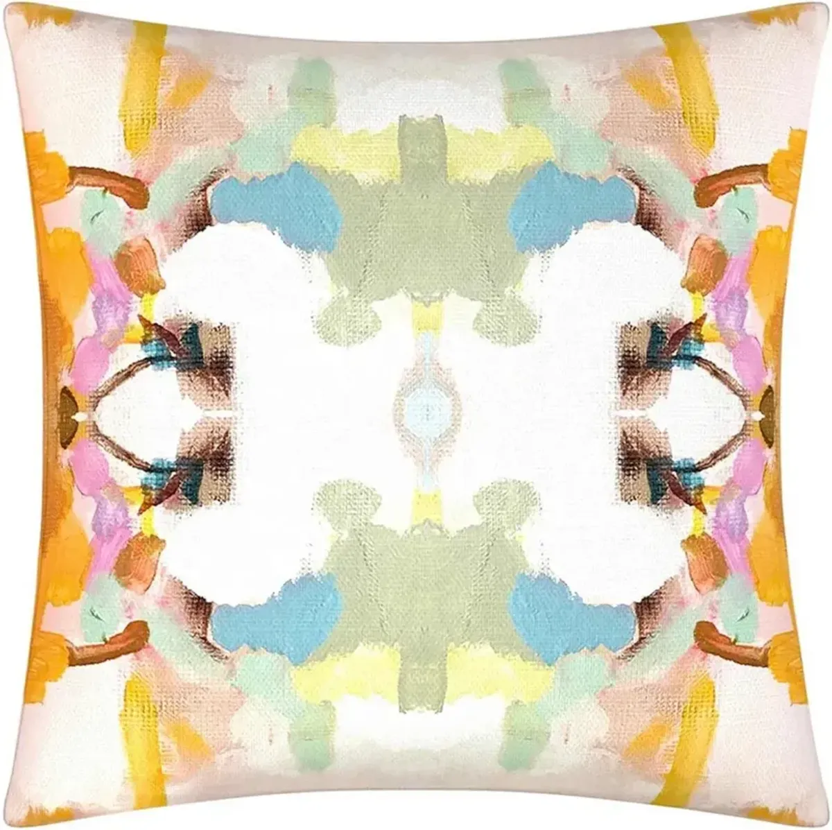 Laura Park Designs Orange Crush Multi-Colored 22" x 22" Pillow