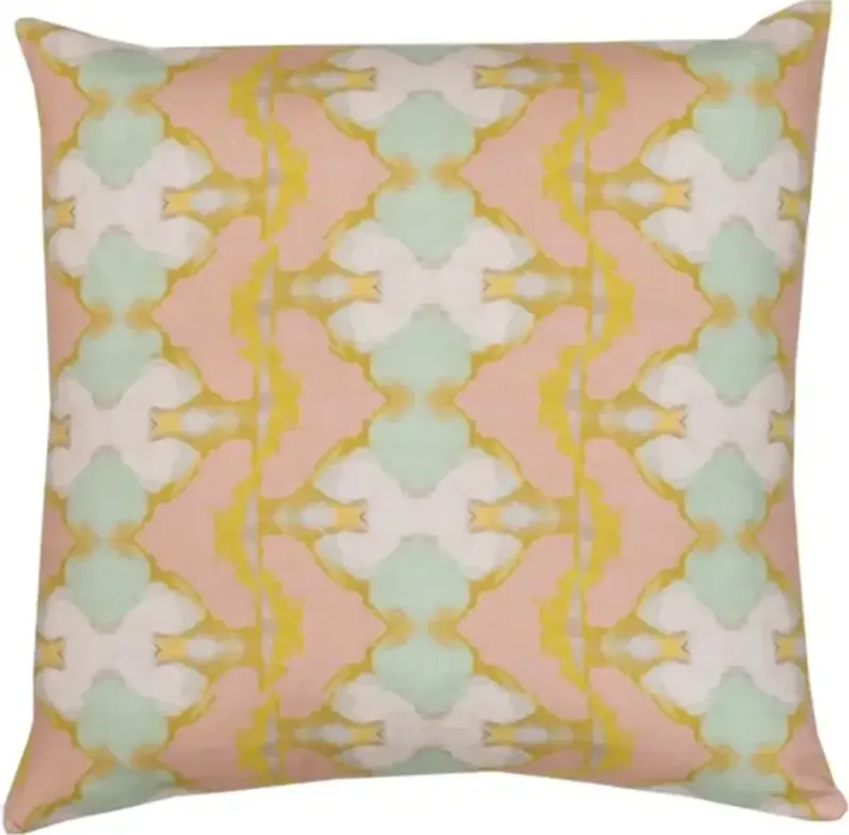 Laura Park Designs Lily Pond Apricot 22" x 22" Toss Pillow