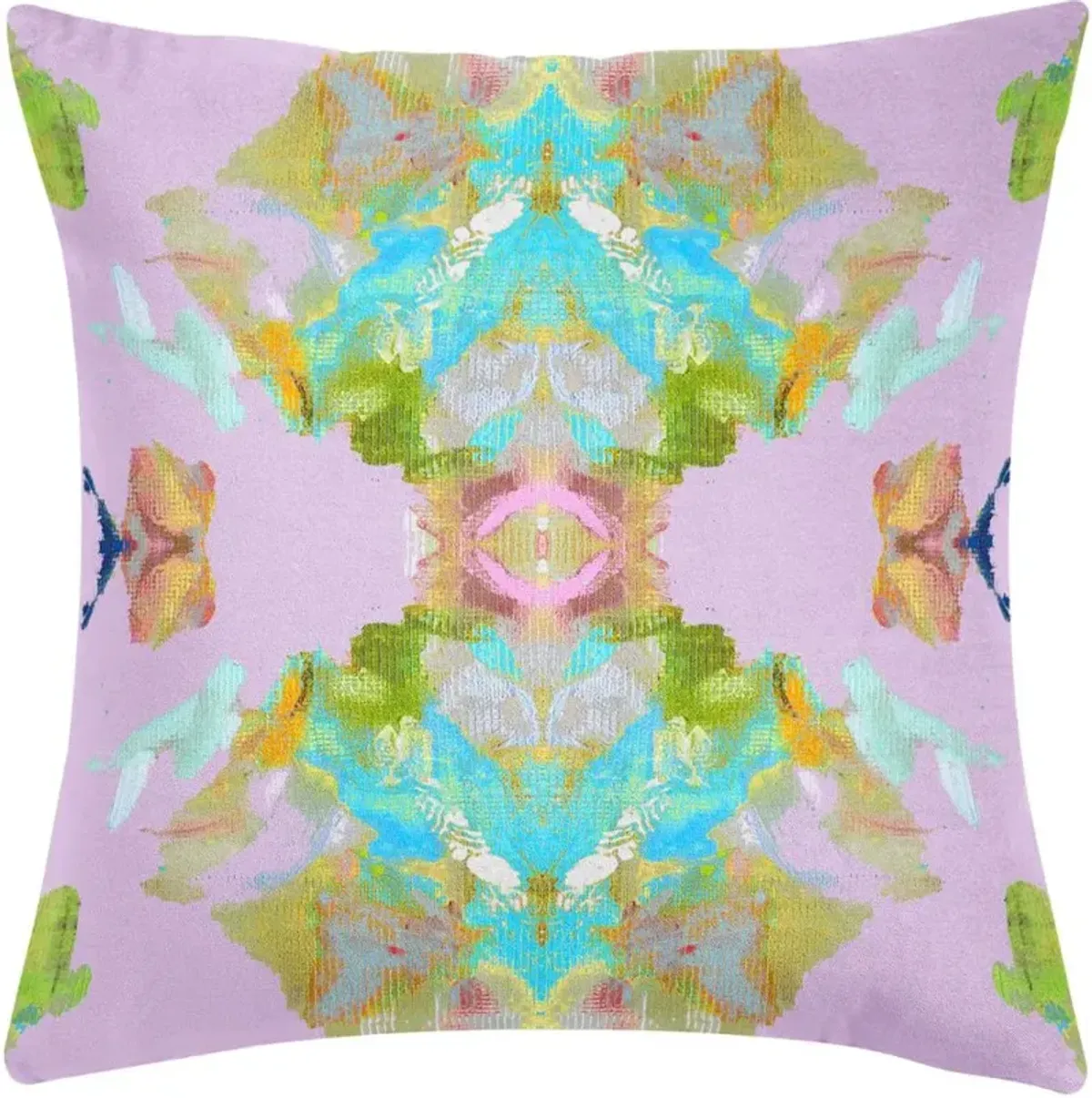 Laura Park Designs Stained Glass Lavender 22" x 22" Pillow