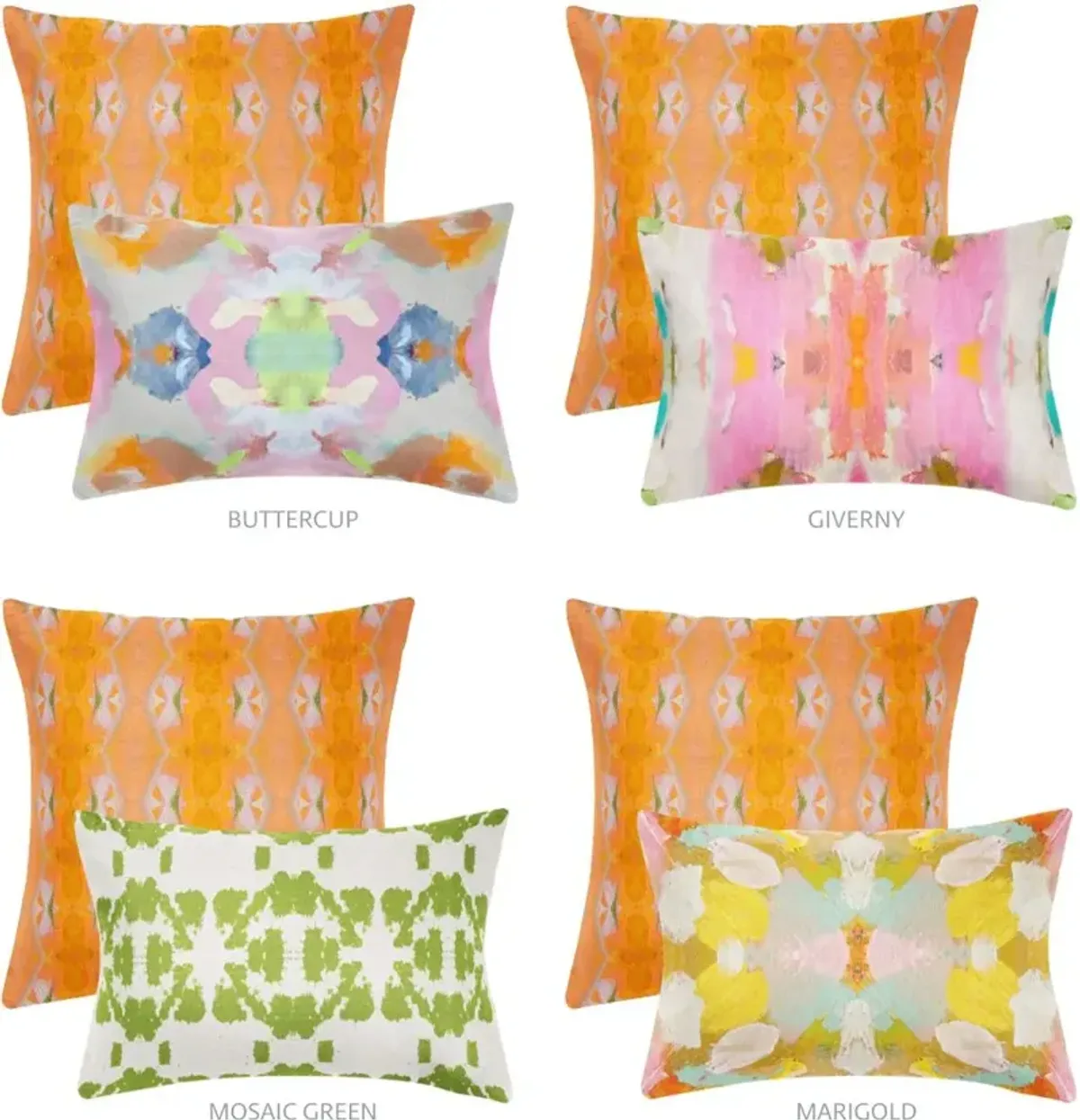Laura Park Designs Orange Blossom 22 x 22 Pillow