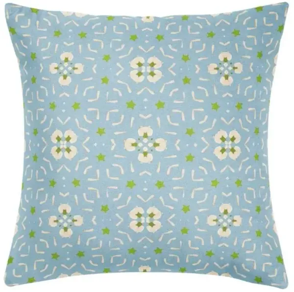 Laura Park Designs Dorset Garden Blue 22"x22" Throw Pillow