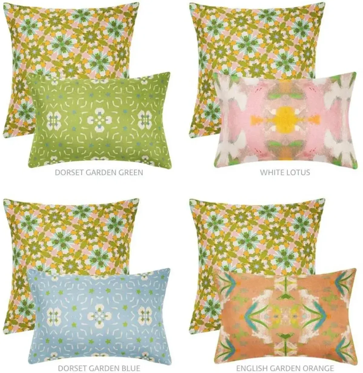 Laura Park Designs English Garden Lady Di Yellow 22 x 22 Pillow