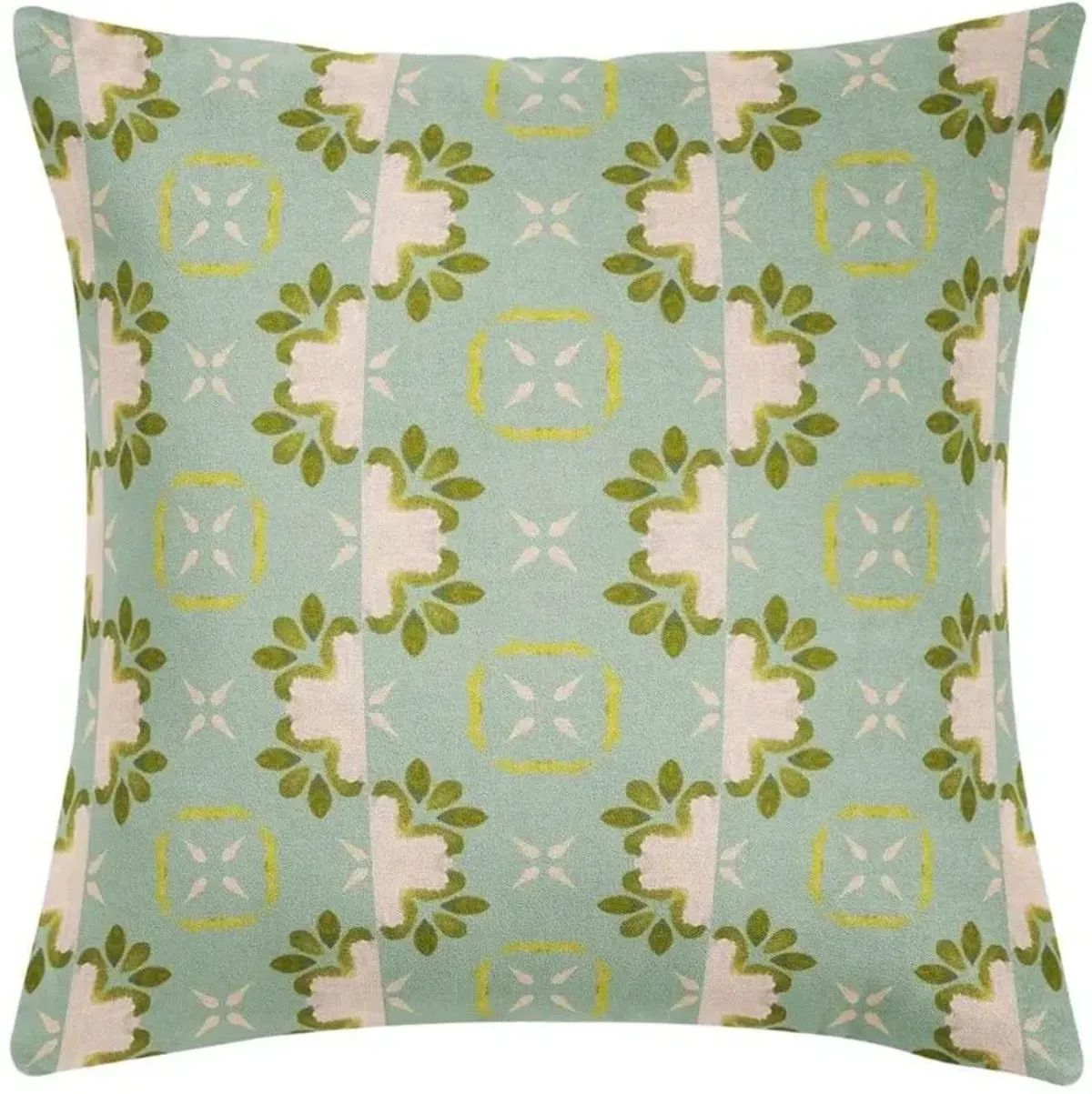 Laura Park Designs English Garden Primrose Blue 22 x 22 Pillow