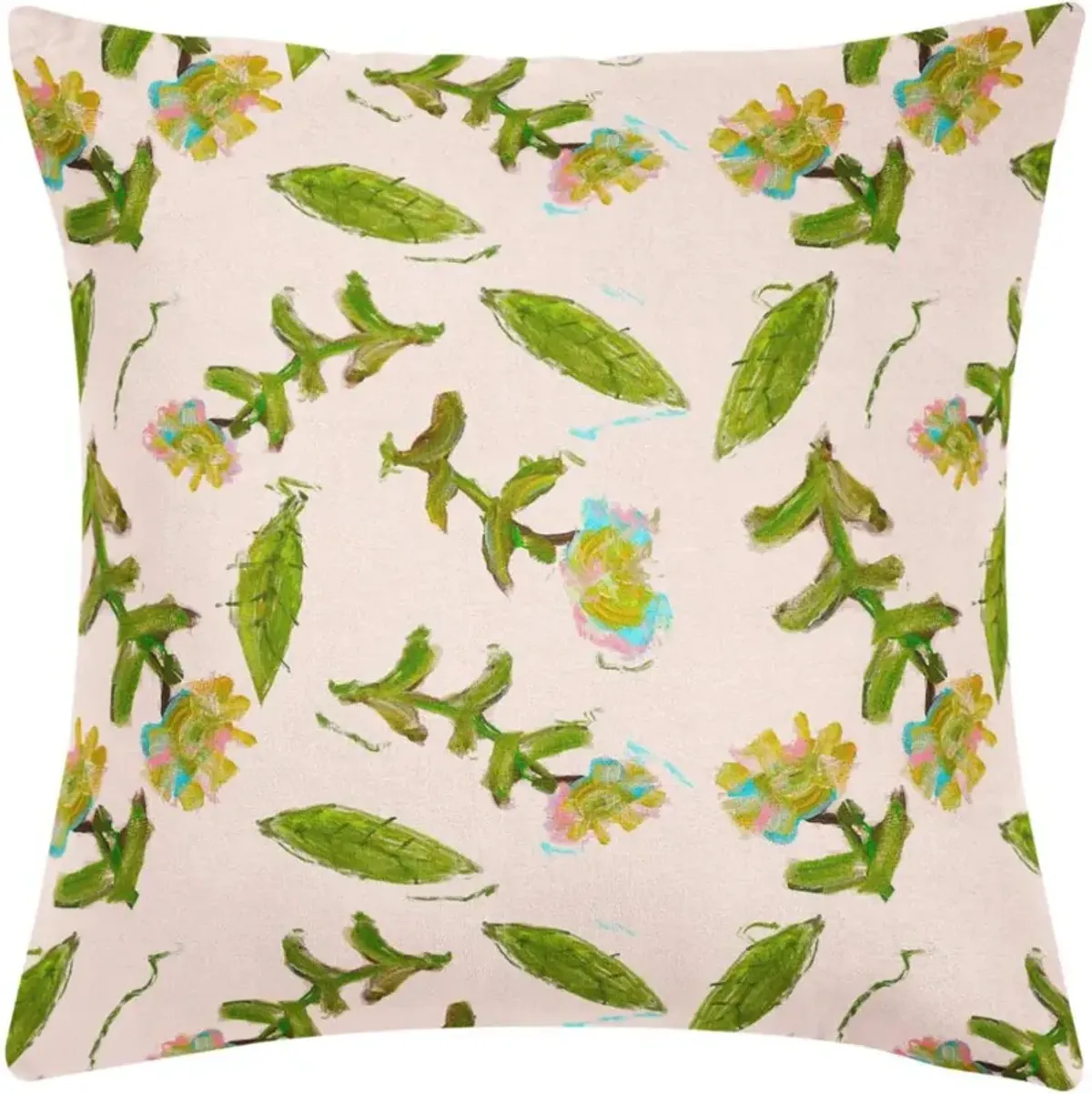 Laura Park Designs English Garden Flor Rosa 22 x 22 Pillow