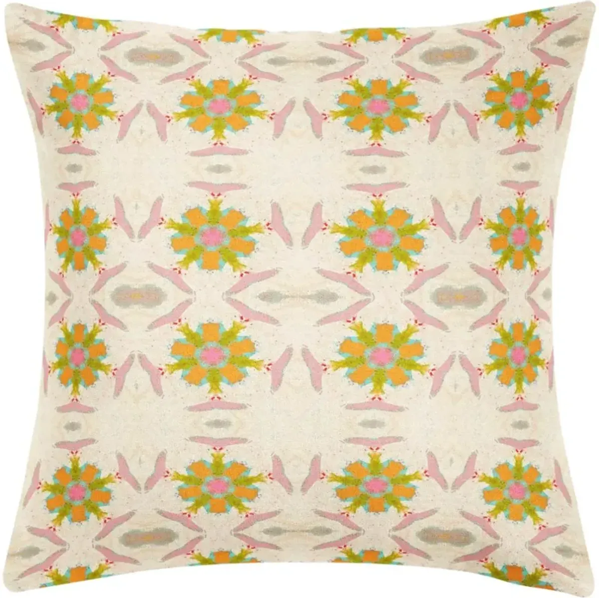 Laura Park Designs English Garden Pink Street 22 x 22 Pillow