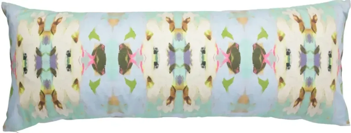 Laura Park Designs Summer Garden Light Blue 14" x 36" Bolster Pillow