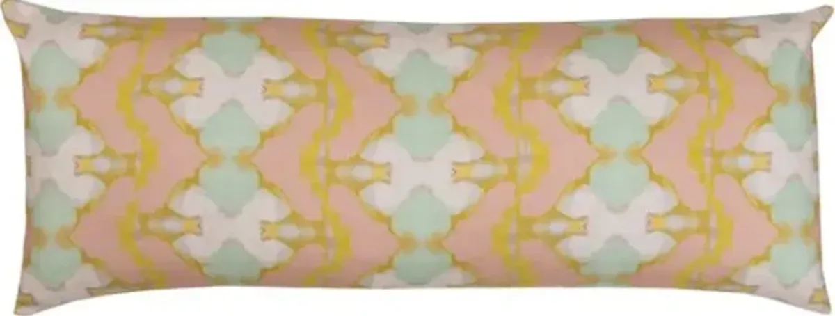 Laura Park Designs Lily Pond Apricot 14" x 36" Bolster Pillow