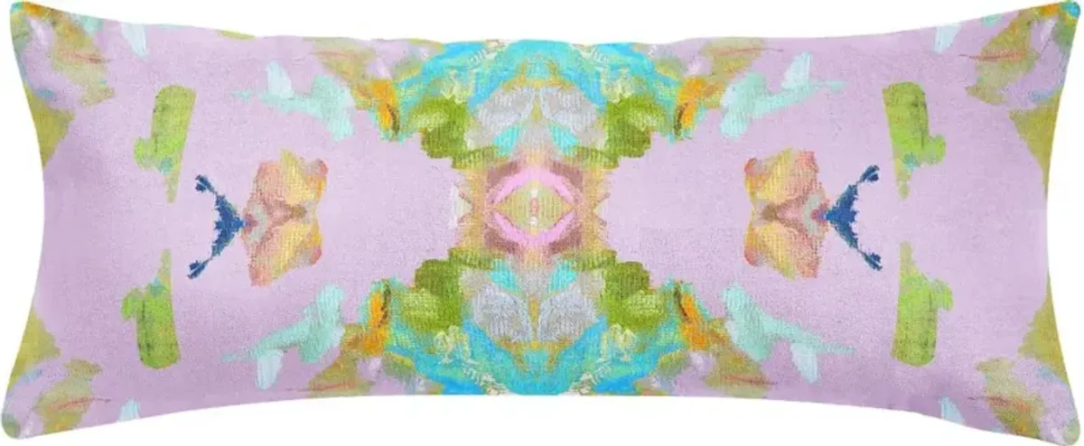 Laura Park Designs Stained Glass Lavender 14" x 36" Pillow