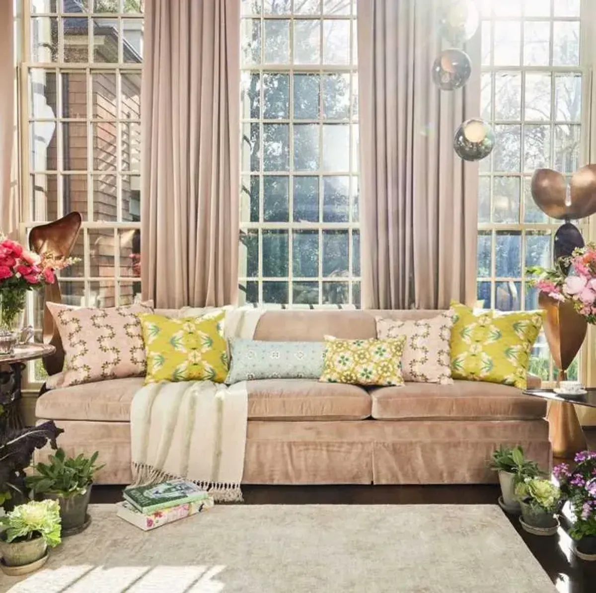 Laura Park Designs Dorset Garden Gray 14"x36" Bolster Pillow