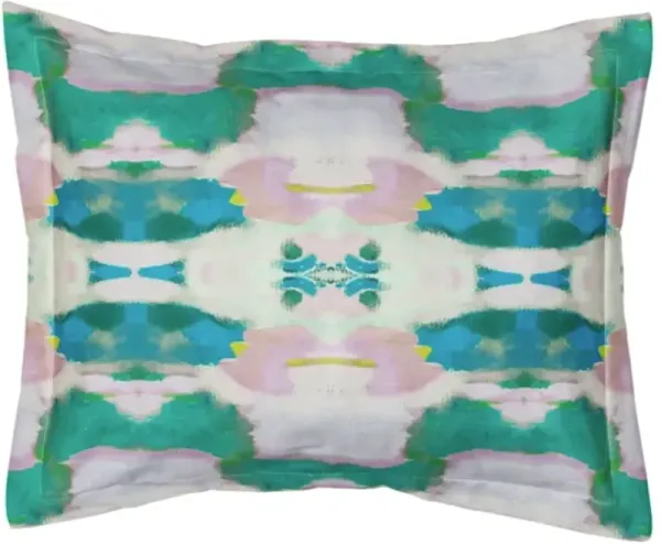 Laura Park Designs Flower Child Emerald Euro Microlux Sham