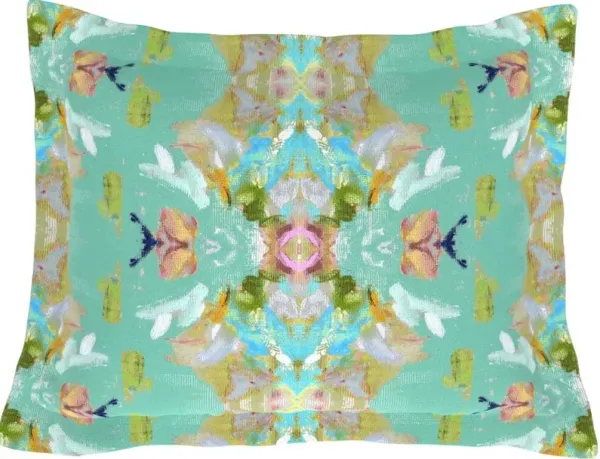 Laura Park Designs Stained Glass Turquoise King Sham