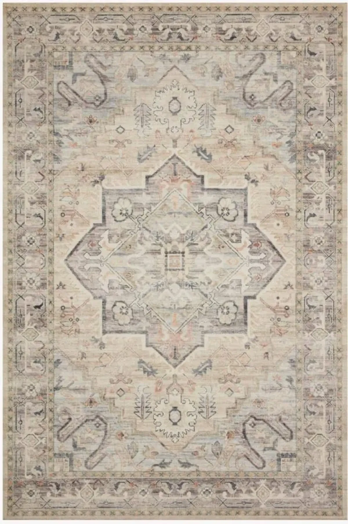 Loloi II Hathaway Multi/Ivory 5'x8' Rug