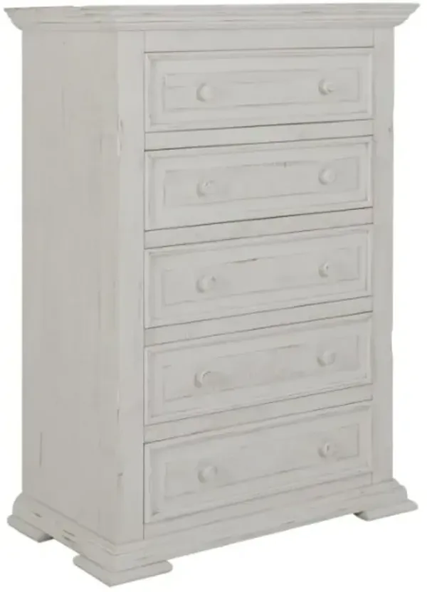 International Furniture Direct Terra Vintage White Chest