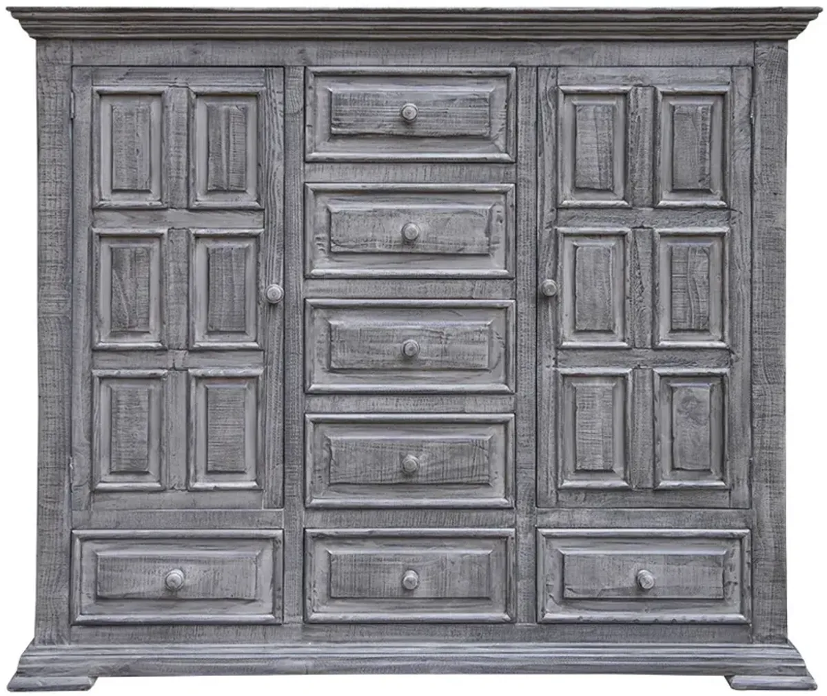 International Furniture Direct Terra Gray Mule Chest