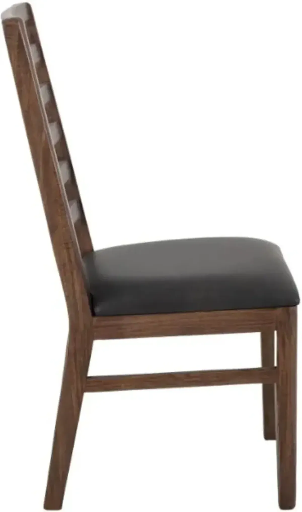 International Furniture Direct Walnut Brown Side Chair