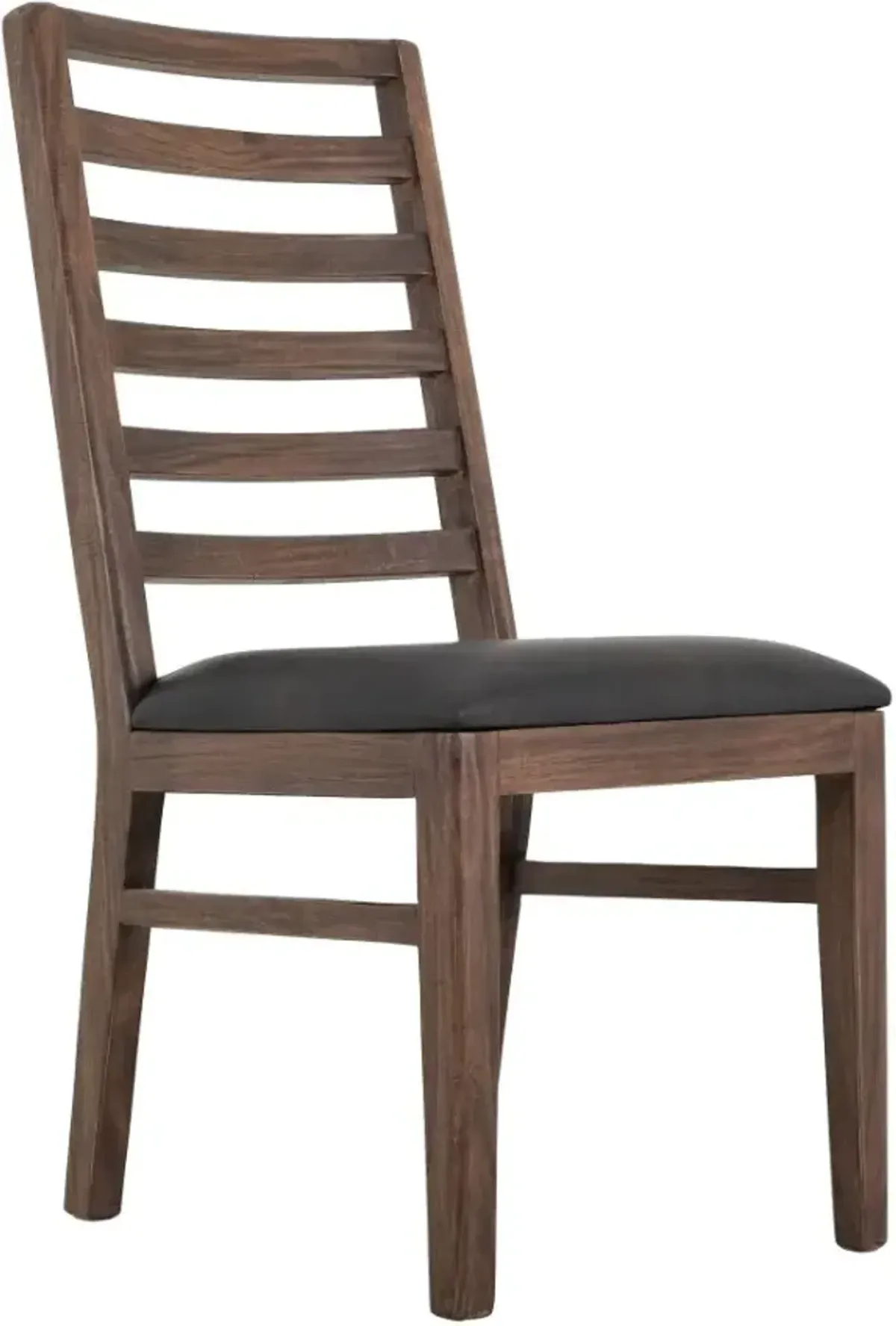 International Furniture Direct Walnut Brown Side Chair