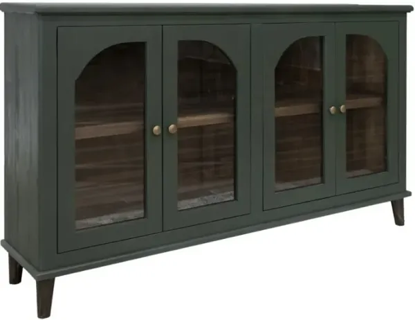 International Furniture Direct Genova Forest Green Console