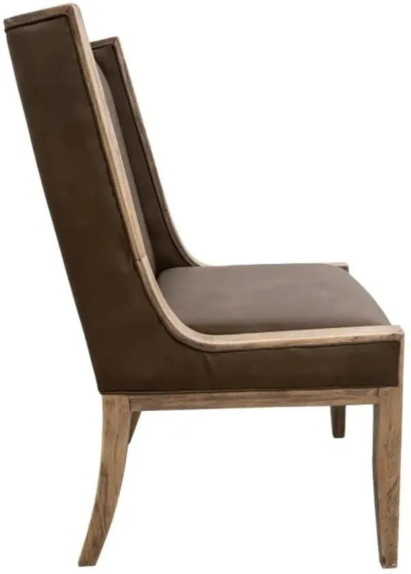 International Furniture Direct Balam Brown Upholstered Chair