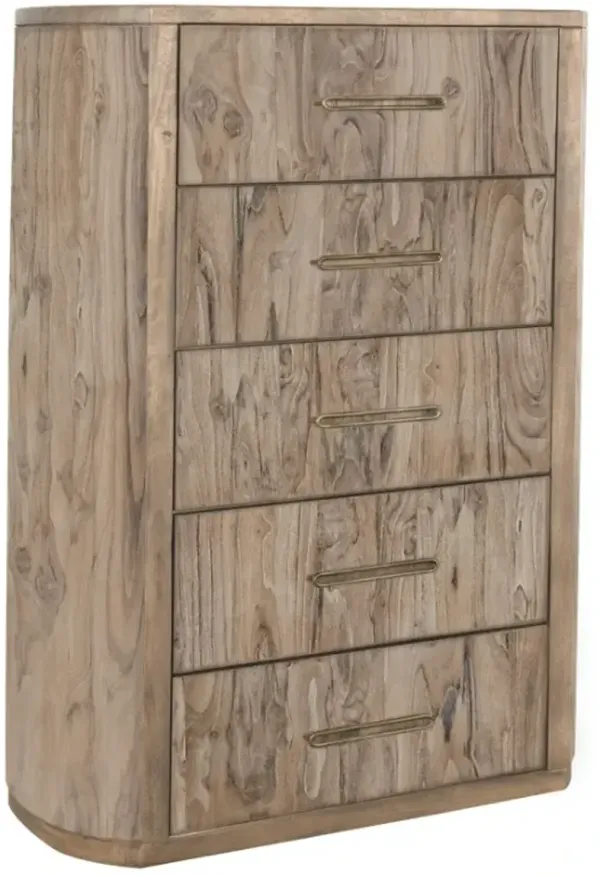 International Furniture Direct Balam Stained White Chest